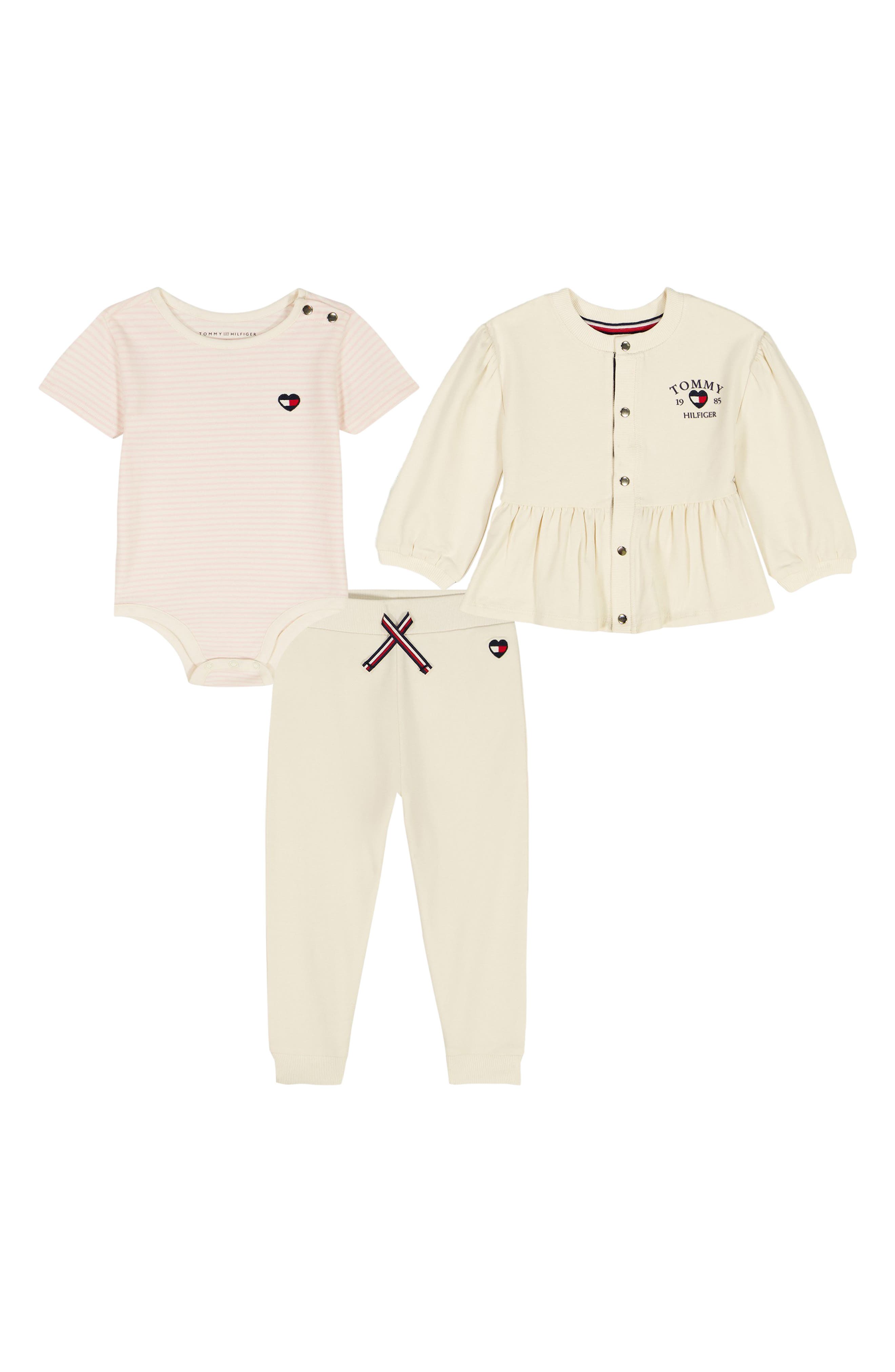 3-Piece Jacket, Bodysuit & Joggers