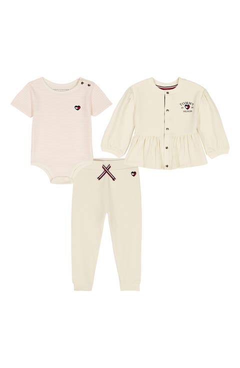 3-Piece Jacket, Bodysuit & Joggers