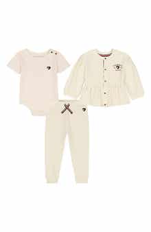 3-Piece Jacket, Bodysuit & Joggers