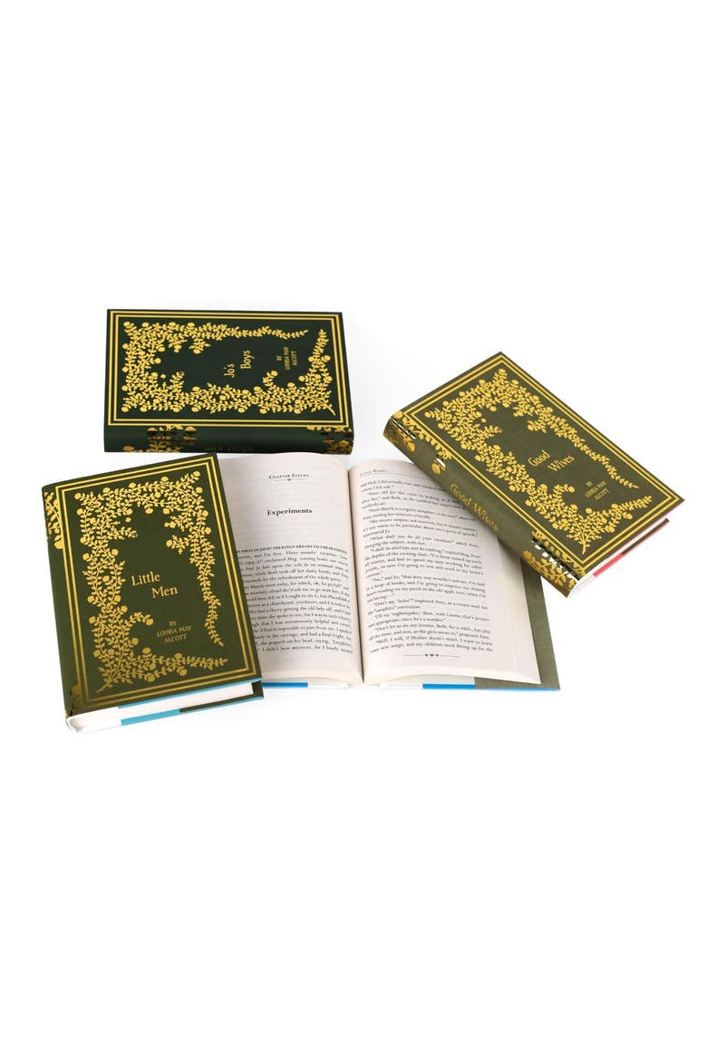 Little Women Spring Green Limited Edition Book Set, Alternate, color, Green and Gold Foil