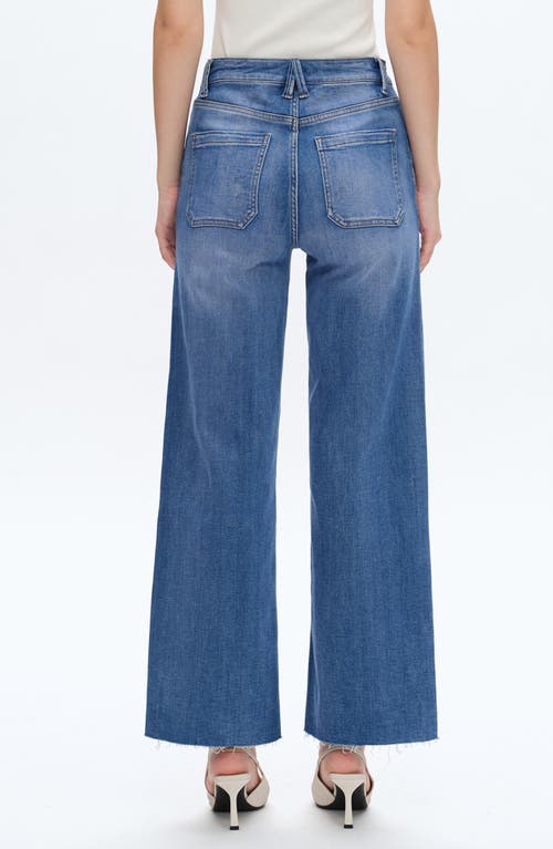 Bayeas Jess Seamed High Waist Raw Hem Ankle Straight Leg Jeans
