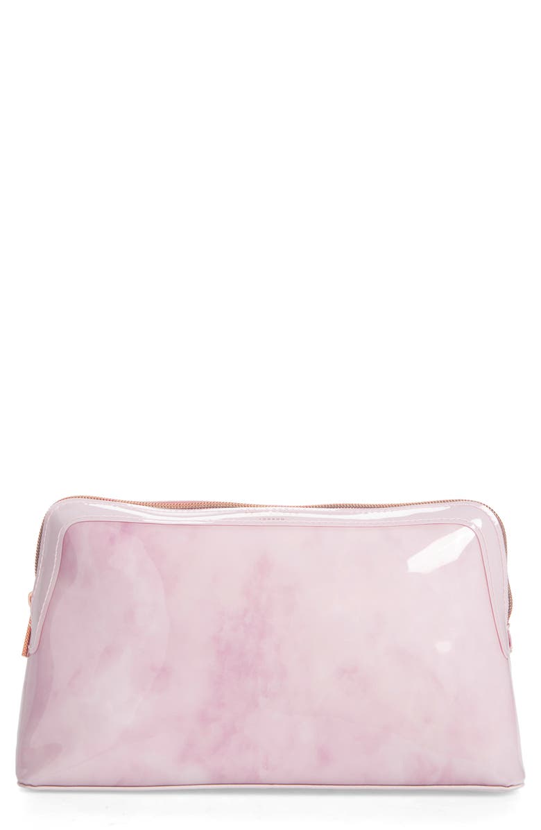 Ted Baker London Tristyn Rose Quartz Wash Bag, Main, color,