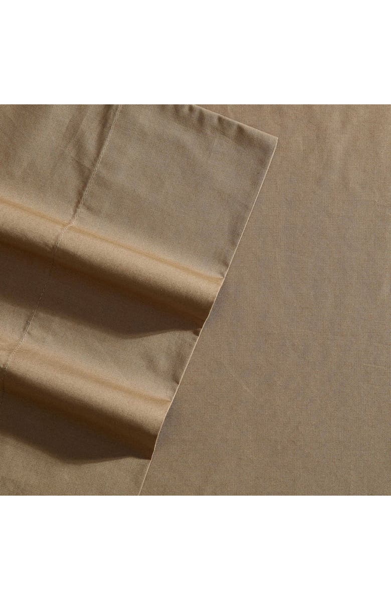 Nautica Bayvies 200-Thread Count Cotton Percale Sheet Set, Alternate, color, Light / Medium Brown