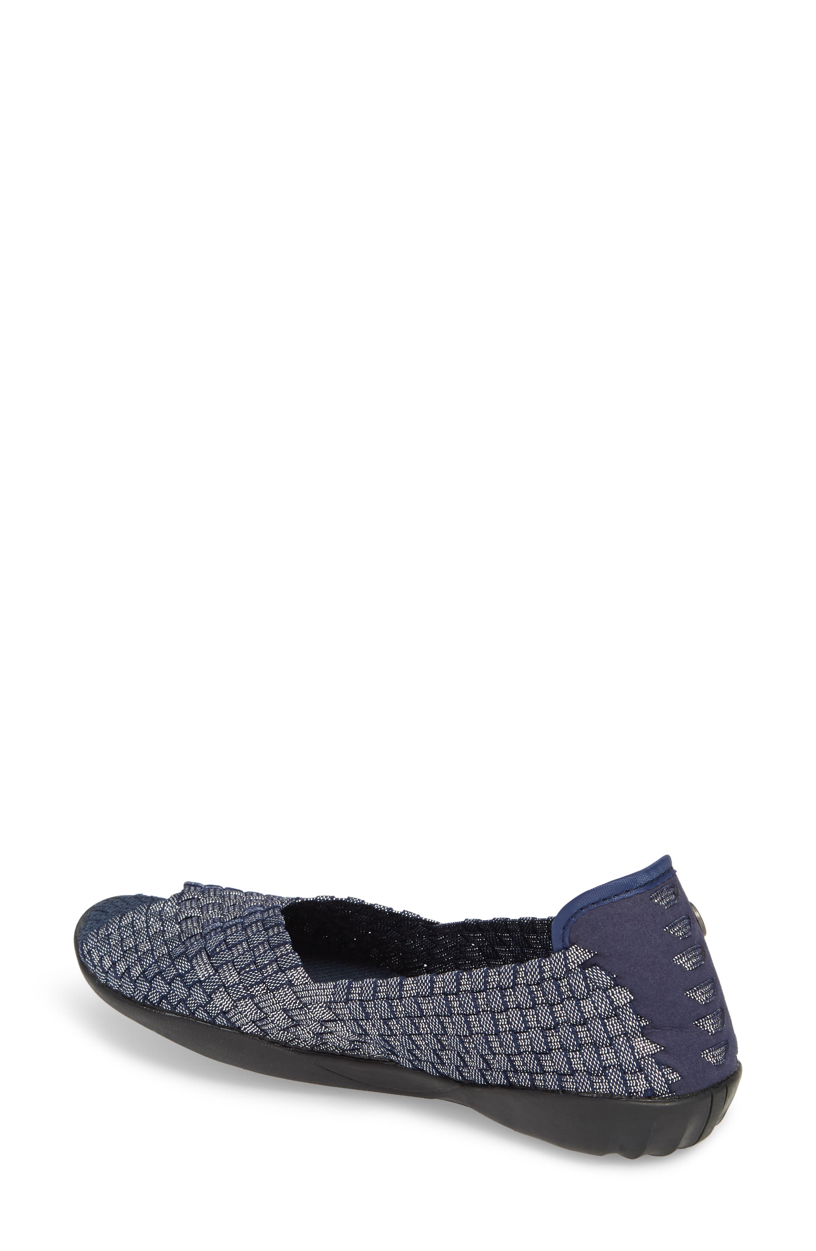 Dream Flat, Alternate, color, NAVY SHIMMER FABRIC