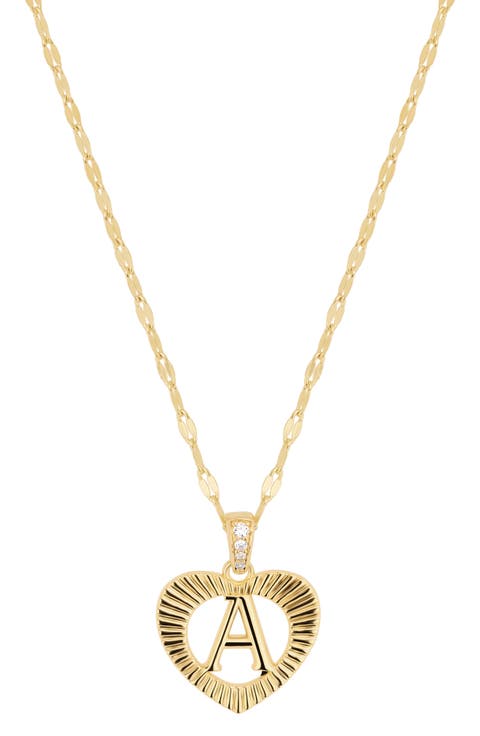 Modern Muse Love Initial Necklace