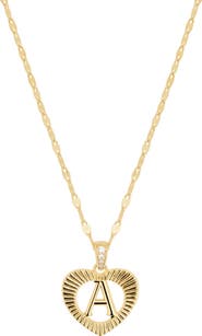 ATHRA LUXE Modern Muse Love Initial Necklace
