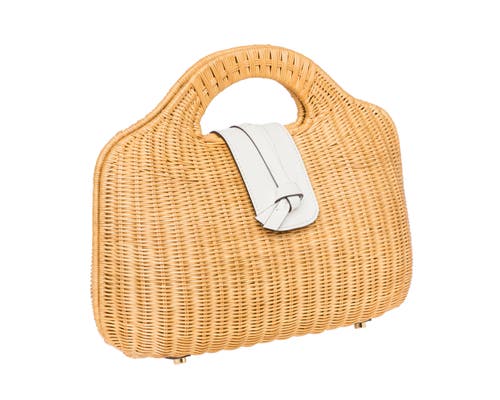 Rafé New York Rafe New York Gen Cut Out Handle Clutch In White