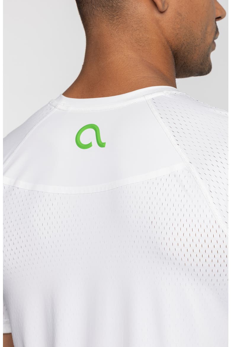 Performance Pickleball Short Sleeve, Alternate, color, White Lotus