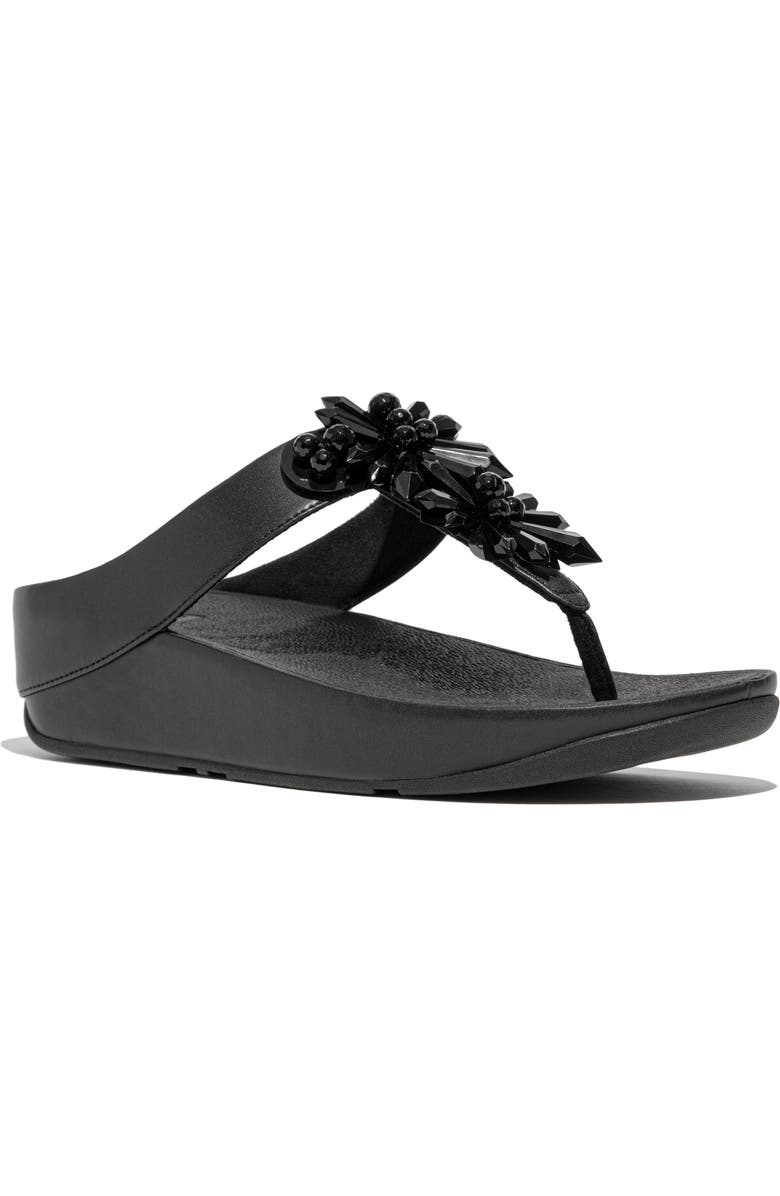 FitFlop Rumba Flip Flop, Main, color, Black