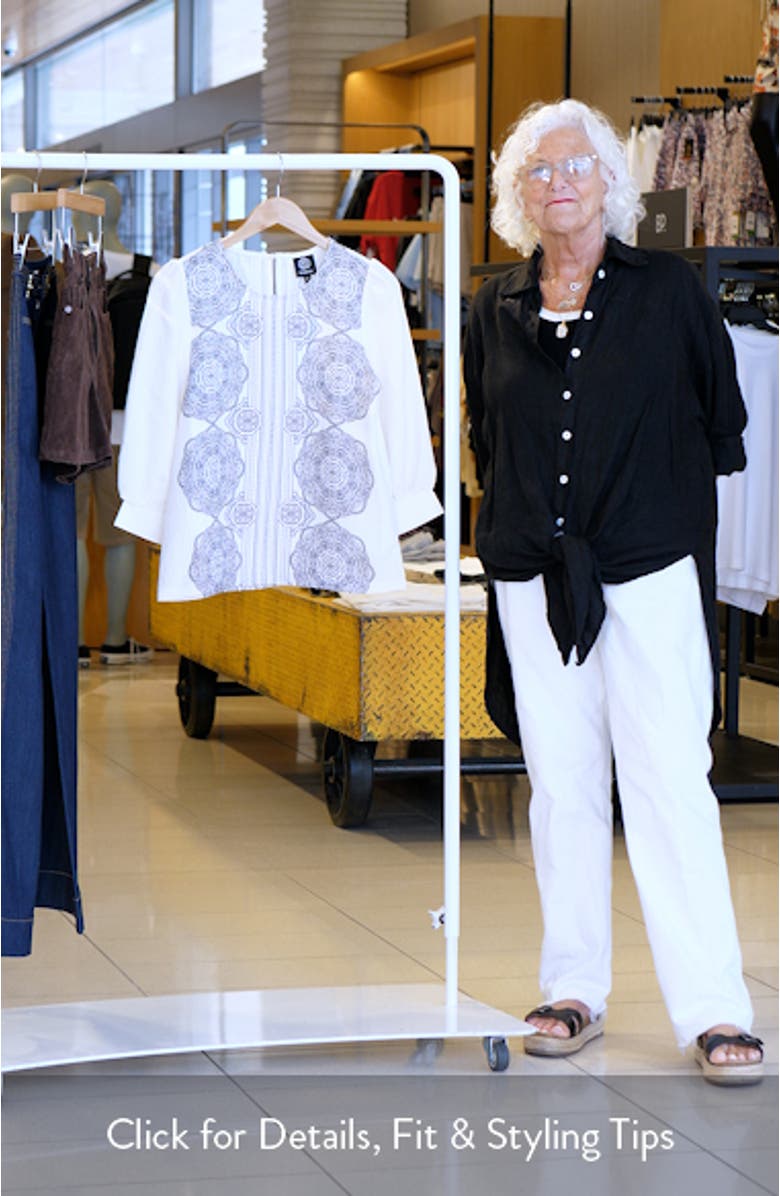 Border Print Top, sales video thumbnail