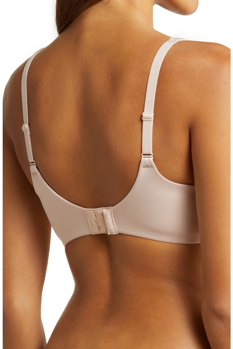 Softly Styled Wireless Bra, Alternate, color, ROSE DUST