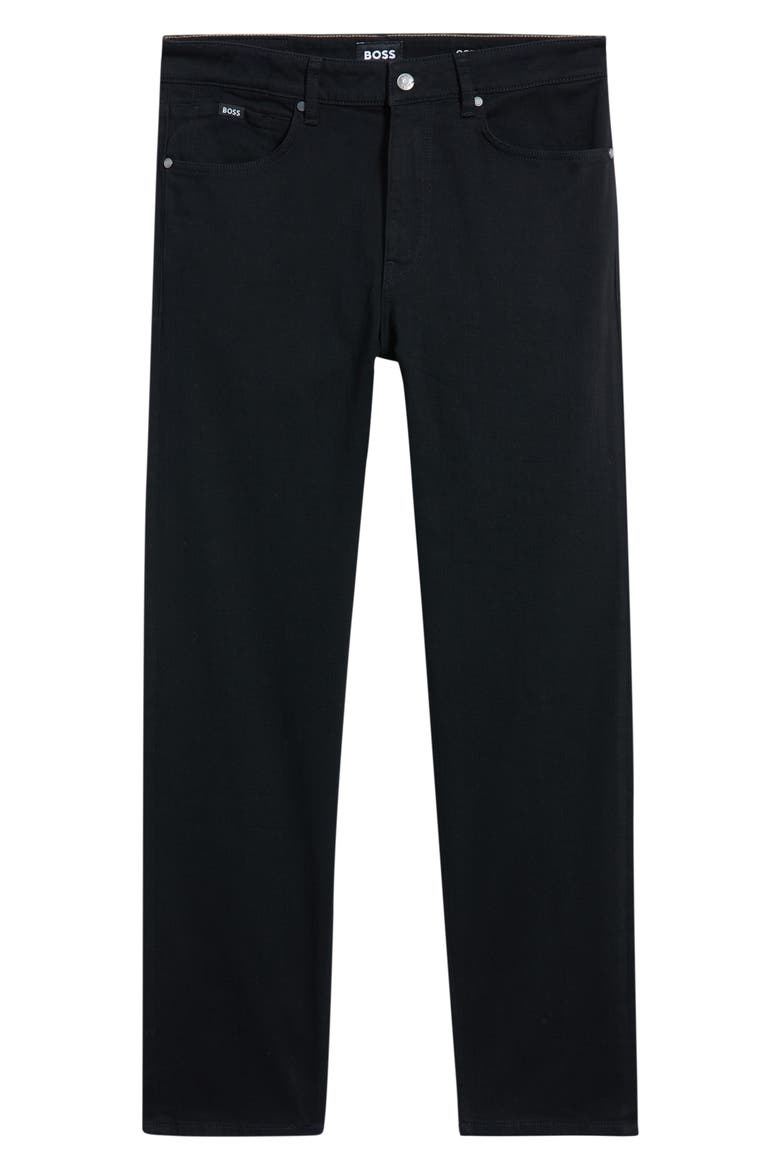 Ogden Straight Leg Jeans, Alternate, color, BLACK