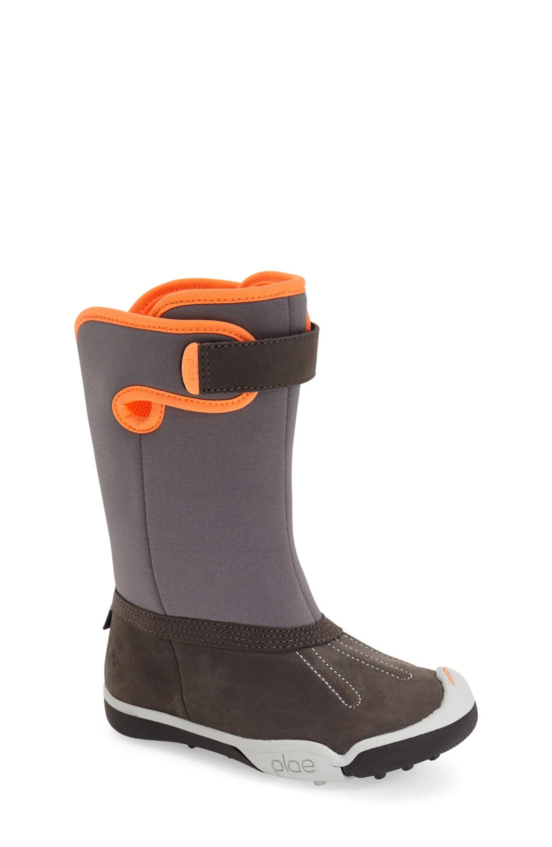 Thandi Customizable Boot, Main, color, RAVEN/ STEEL