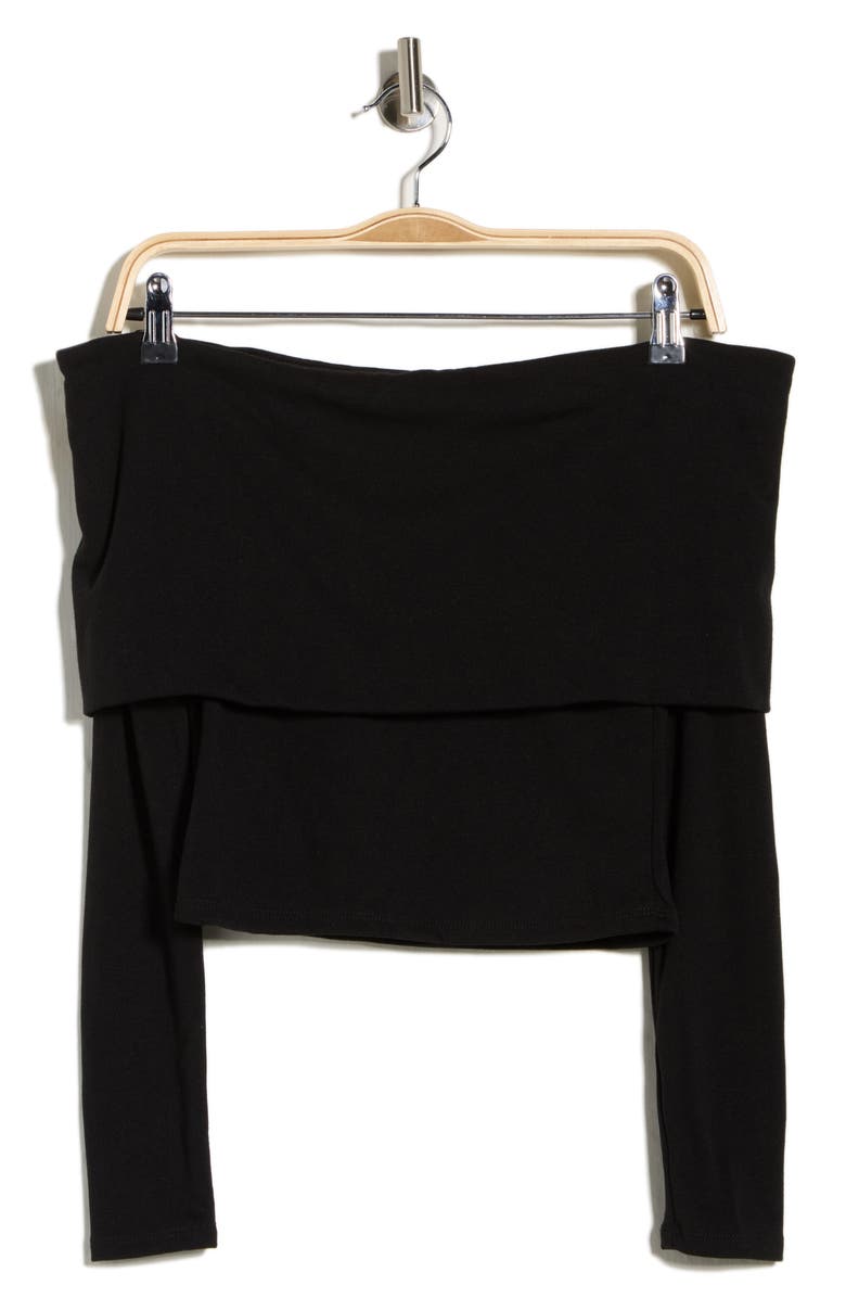 LBLC the label Josie Off the Shoulder Top, Main, color, Black