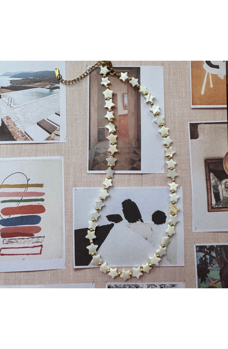 Erin McDermott Jewelry All the Stars in the Sky Necklace, Alternate, color, White