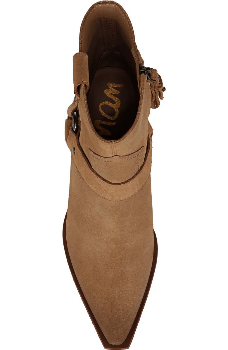 Sam Edelman Winston Pointed Toe Bootie, Alternate, color, Golden Caramel