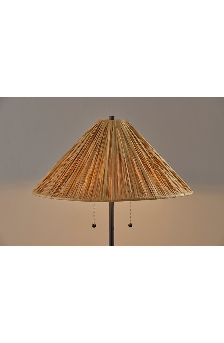 ADESSO LIGHTING Waylon Floor Lamp, Alternate, color, Black