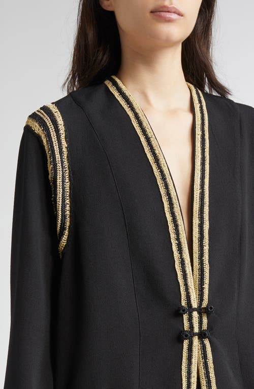 Bode Weedy Crochet Jacket