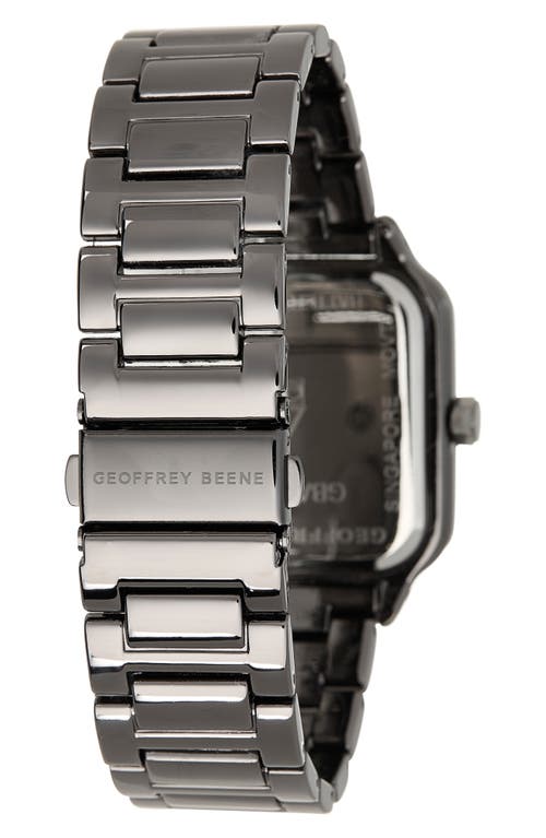 Geoffrey Beene Diamond Bracelet Watch, 41mm In Gray