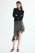 H&M Asymmetric Denim Skirt