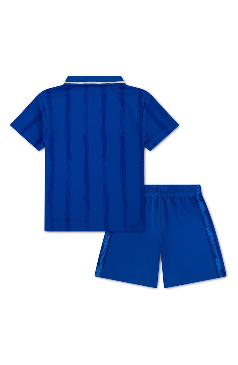 Nike Kids' Victory Lap Tricot Polo & Shorts Set, Alternate, color, Game Royal