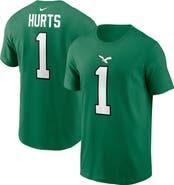 Nike Youth Nike Jalen Hurts Kelly Green Philadelphia Eagles Player Name & Number T-Shirt