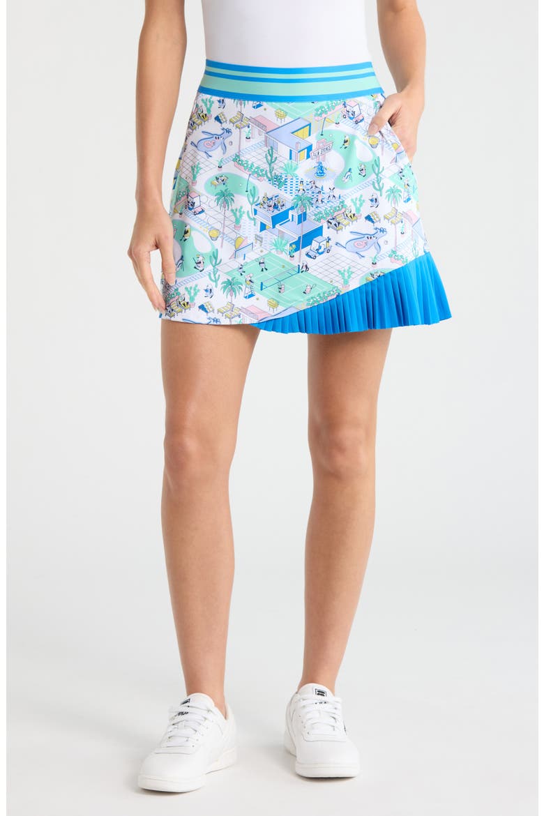 Palm Springs Ruffled Skort, Main, color, BRIGHT WHITE