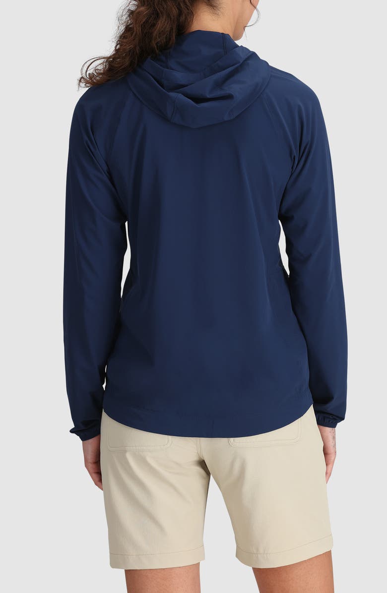 Outdoor Research Astroman Air Sun Half Zip Hoodie, Alternate, color, Cenote