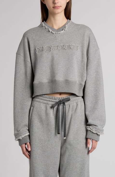 Alexander mcqueen sweatshirt womens on sale