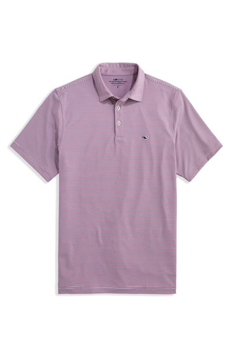 Anegada Stripe Sankaty Performance Polo