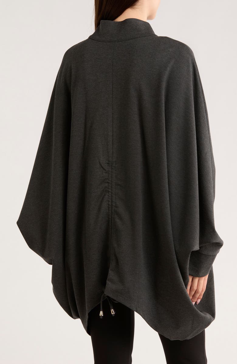PATRIZIA LUCA Cocoon Jacket, Alternate, color, Charcoal