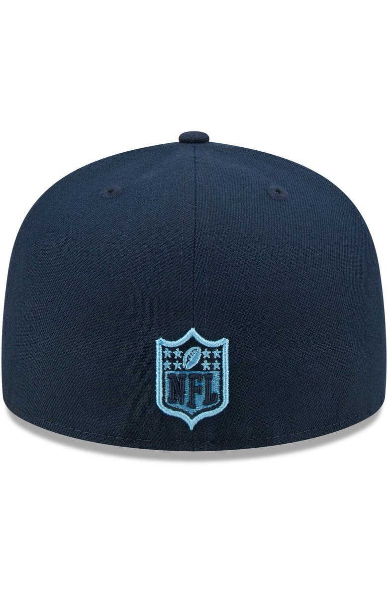 New Era Men's New Era Navy Tennessee Titans Identity 59FIFTY Fitted Hat, Alternate, color, 