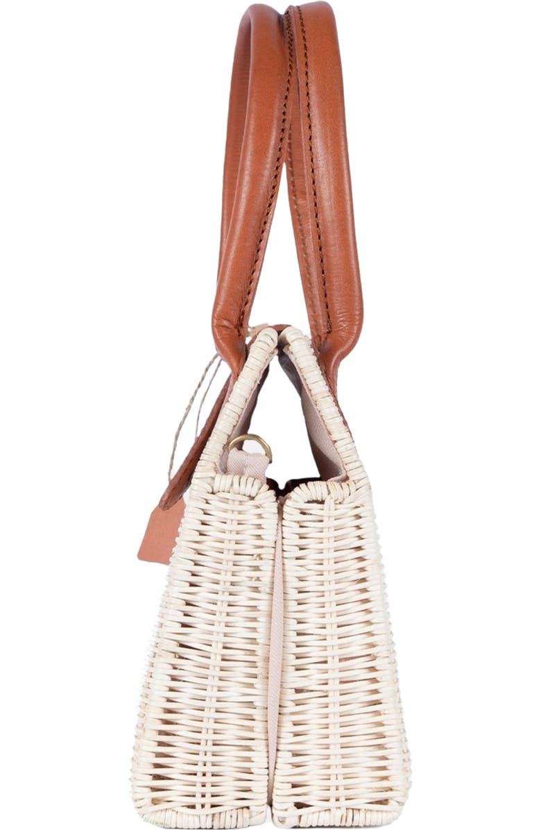 Jelavu Piper Handwoven Rattan Tote Bag, Alternate, color, Tan