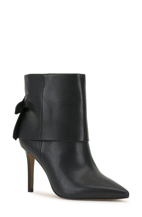 Kresinta Foldover Cuff Pointed Toe Bootie