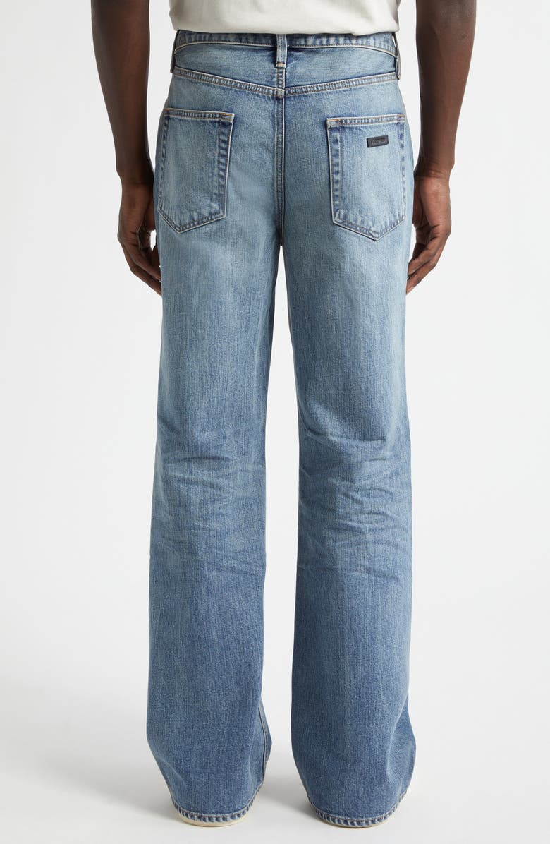 Fear of God 70s 5 Pocket Relaxed Bootcut Jeans, Alternate, color, Medium Indigo