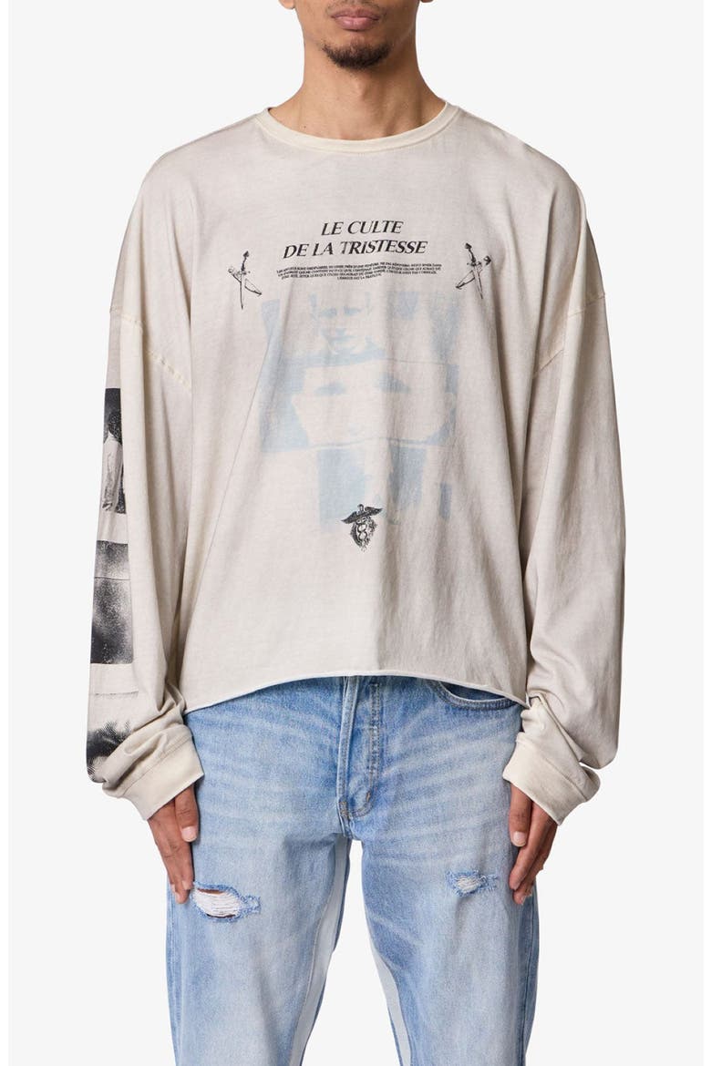 Le Culte Long Sleeve Cotton Graphic T-Shirt, Main, color, OFF WHITE
