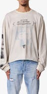 mnml Le Culte Long Sleeve Cotton Graphic T-Shirt
