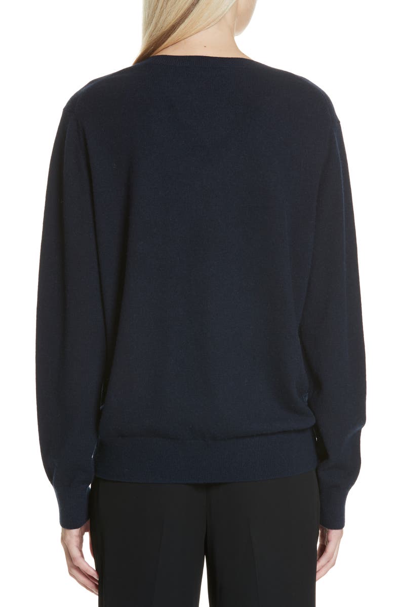 Vince Weekend V-Neck Cashmere Sweater, Alternate, color, Coastal