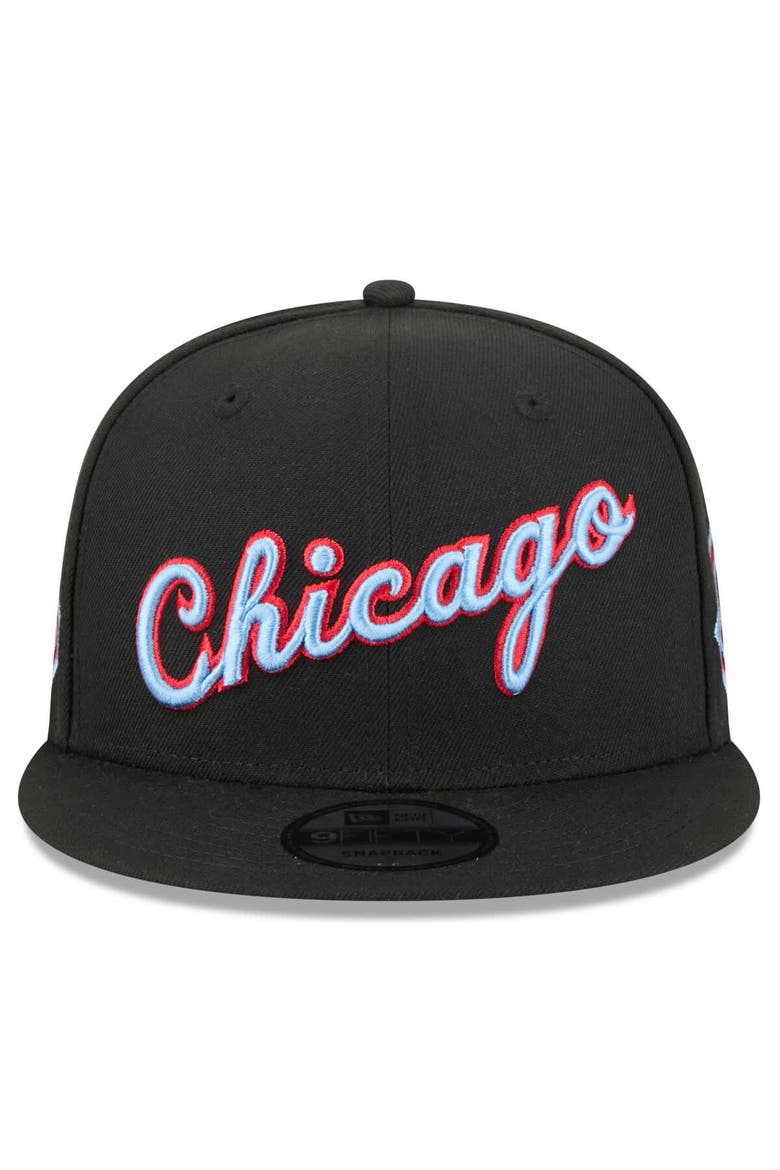 Men's New Era Black Chicago Bulls 2025/26 City Edition 9FIFTY Snapback Hat, Alternate, color, Black