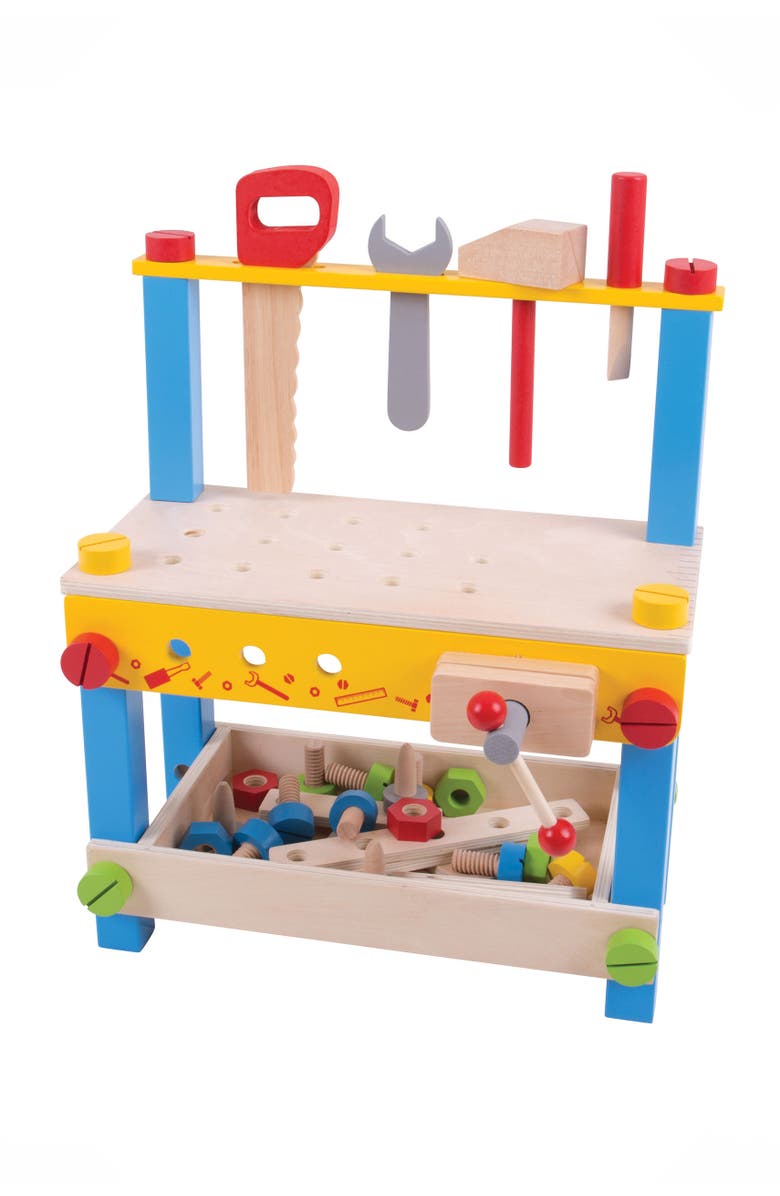 Bigjigs Toys My First Workbench, Alternate, color,