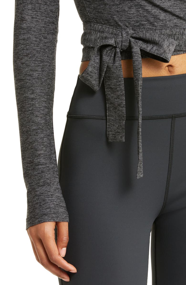 Outdoor Voices CloudKnit Long Sleeve Wrap Top, Alternate, color, 