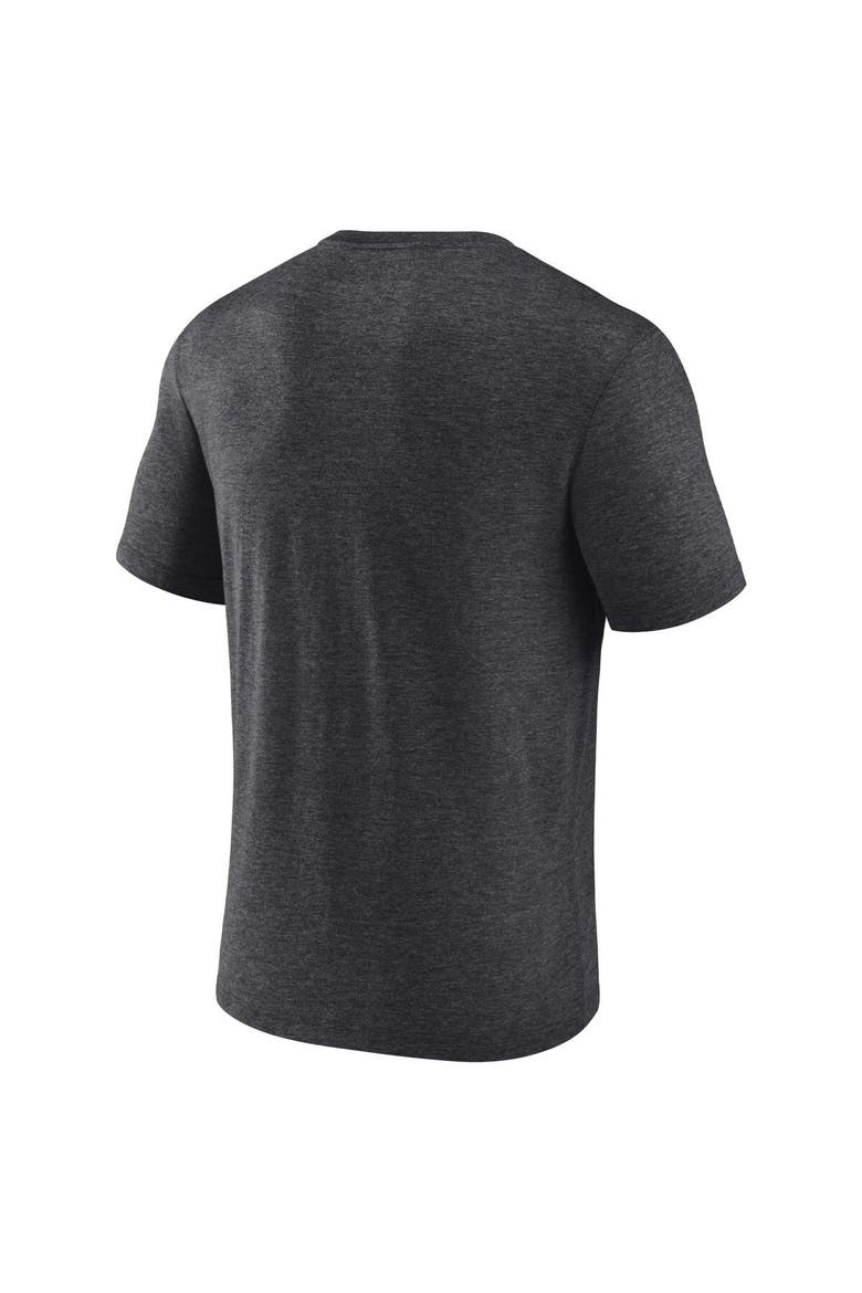 Men's Fanatics Branded Heathered Charcoal Golden State Warriors 2022 NBA Finals Champions Zone Hoops Tri-Blend T-Shirt, Alternate, color, Heather Charcoal