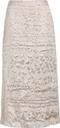 PARTOW Alina Textured Silk Blend Skirt