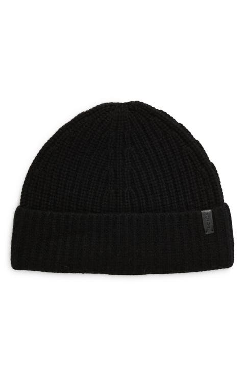Shaker Stitch Cashmere Beanie