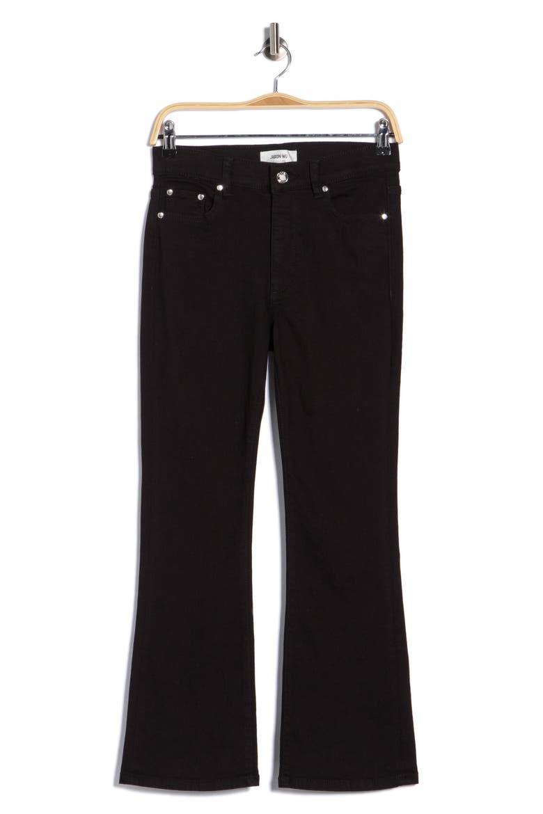 Crop Bootcut Jeans, Alternate, color, BLACK