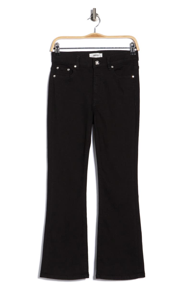 JASON WU Crop Bootcut Jeans, Alternate, color, Black