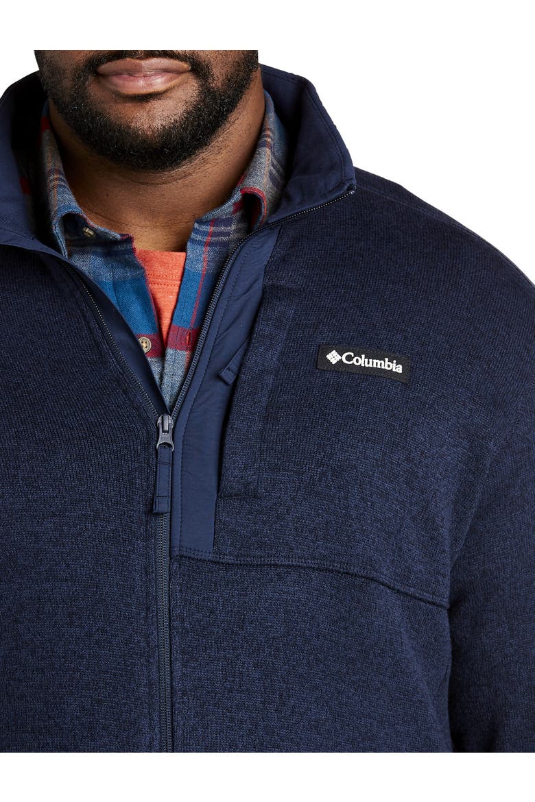 Sweater Weather Full-Zip Fleece Jacket, Alternate, color, COLLEGIATE NVY HTR