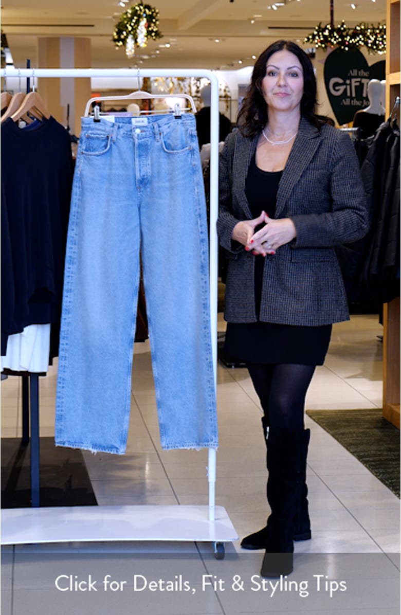 Ren High Waist Wide Leg Jeans, sales video thumbnail