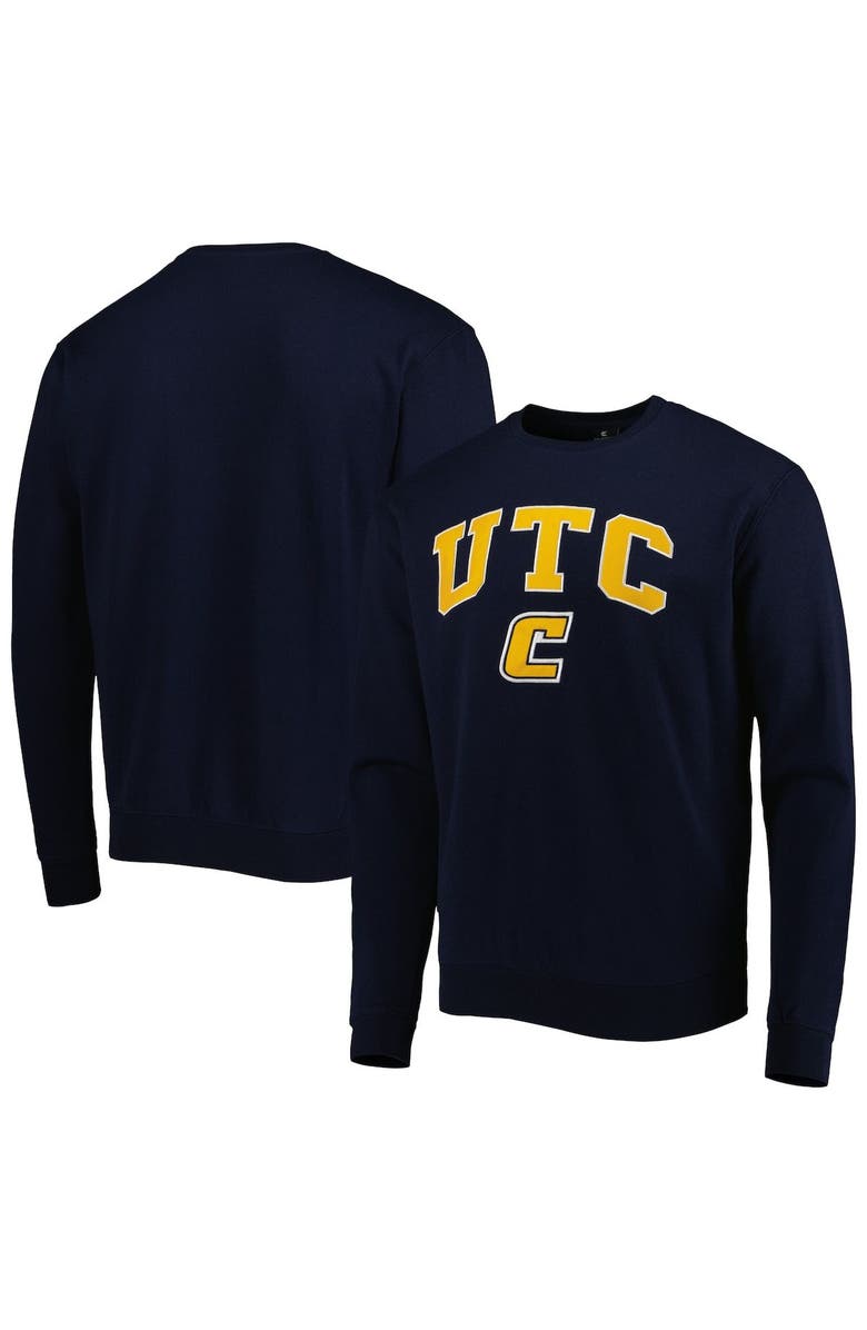 COLOSSEUM Men's Colosseum Navy Tennessee Chattanooga Mocs Arch Over Logo Pullover Sweatshirt, Main, color, Navy
