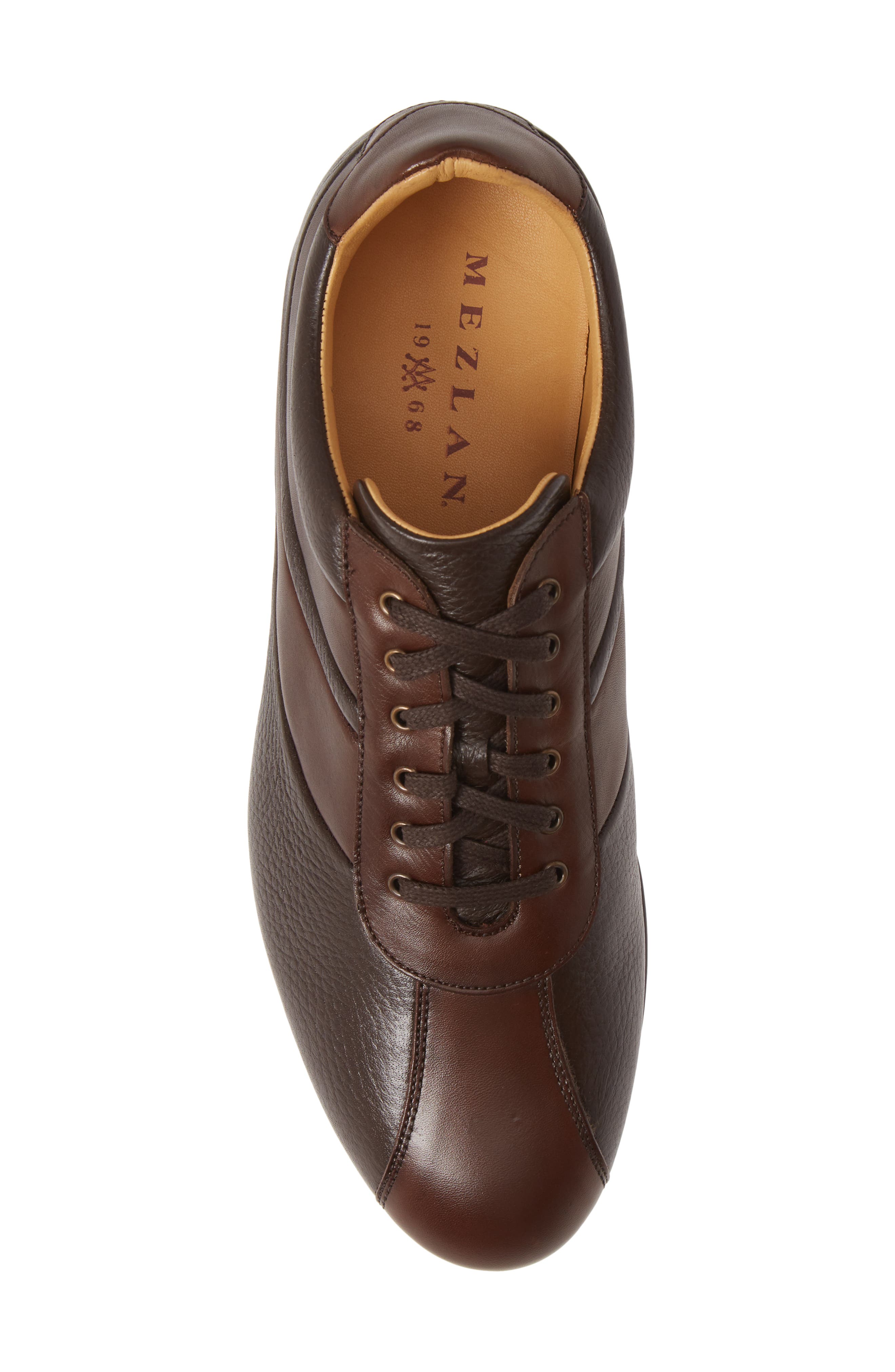 Luka Sneaker, Alternate, color, BROWN LEATHER/ DEERSKIN